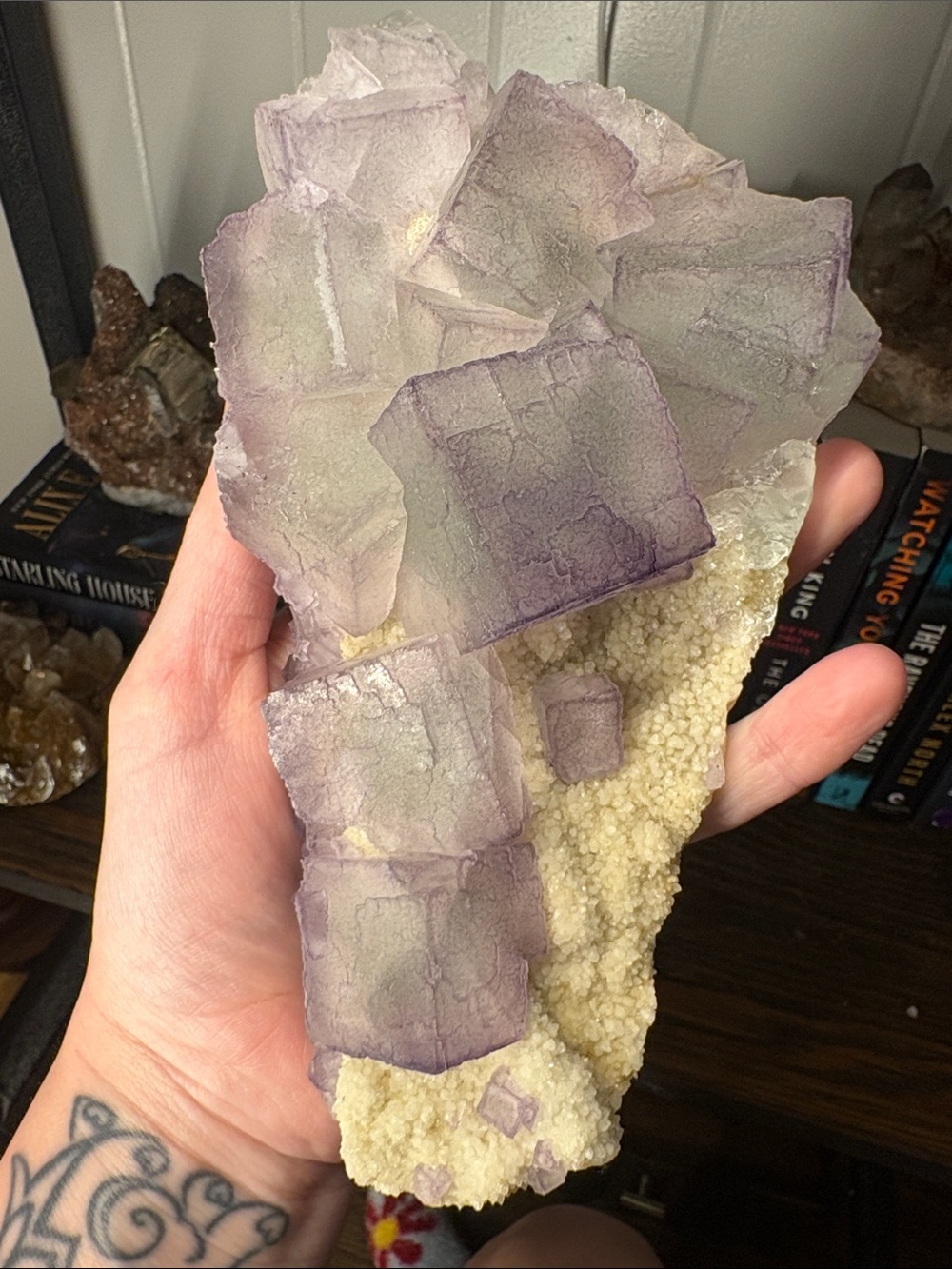 Natural QR Code Fluorite - Picture 7 of 10